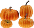 Gresorth 4 Pcs Various Styles Fake Pumpkins Artificial Halloween Decoration by Gresorth