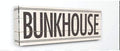 Stupell Industries 'Bunkhouse Rustic Wood Textured Word Design'| Canvas Art | Stupell Industries | 30 x 13 Inches, Easy to Hang and Sturdy, Made in USA, by Stephanie Workman Marrott