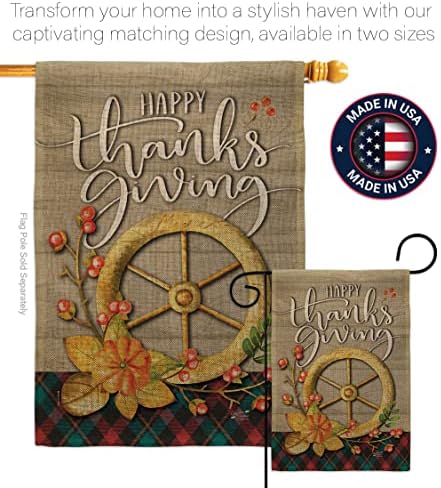 Tapestry Wood Dowel Set Rod Home Applique Banner Textile Poster Flag Pole Room Wall Scroll Hanging Pumpkins Thanksgiving Fall Indoor Decor, Autumn Gifts Made in USA - Image 4