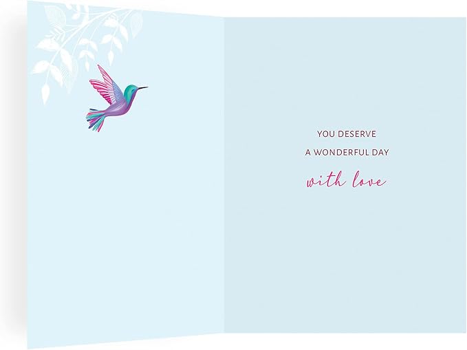 Piccadilly Greetings Luxury Beautiful Contemporary Birthday Card Someone Special - 8 x 6 inches - Koko Designs, K70061,White