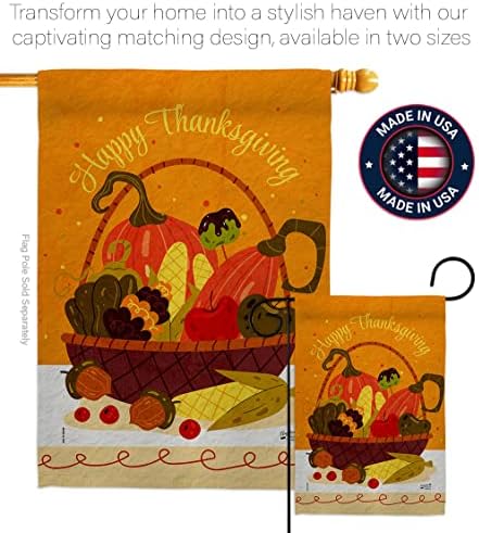Fall Tapestry Wood Dowel Set Rod Home Banner Textile Poster Flag Stand Pole Room Wall Scroll Hanging Pumpkins Thanksgiving Basket Indoor Decor, Autumn Gifts Made in USA - Image 4