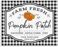 Farm Fresh Pumpkin Patch Sign, 16 x 20 Inch Canvas Wall Art by StupellIndustries
