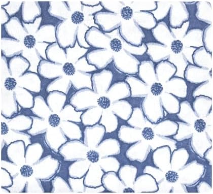 Hudson Baby Unisex Baby Cotton Flannel Receiving Blankets 4-Pack, Blue Cosmos, One Size - Image 3