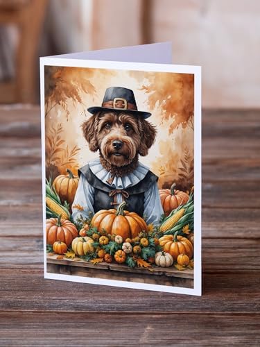 Caroline's Treasures Labradoodle Dogs Blank 5x7 Note Cards Set of 8 - Image 2