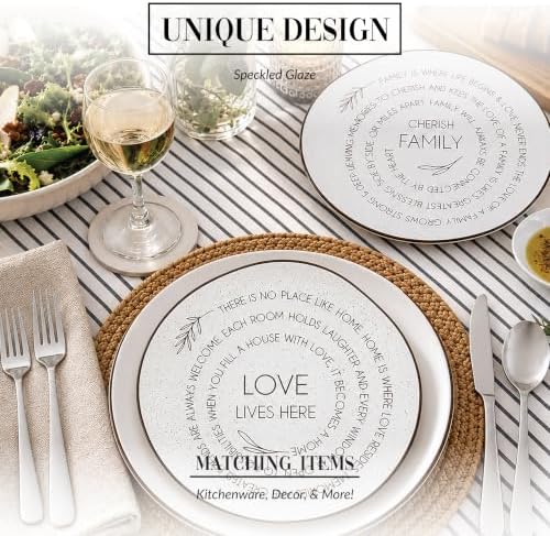 Pavilion Gift Company - Cherished Family - 10.5" Serving Tray Platter Plate Thanksgiving Fall Serveware Friendship Family - Image 4