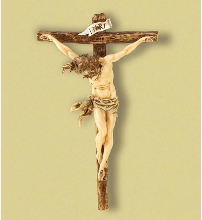 Zingz & Thingz Decorative Wall Cross, Renaissance Crucifix, 12x4.25x20