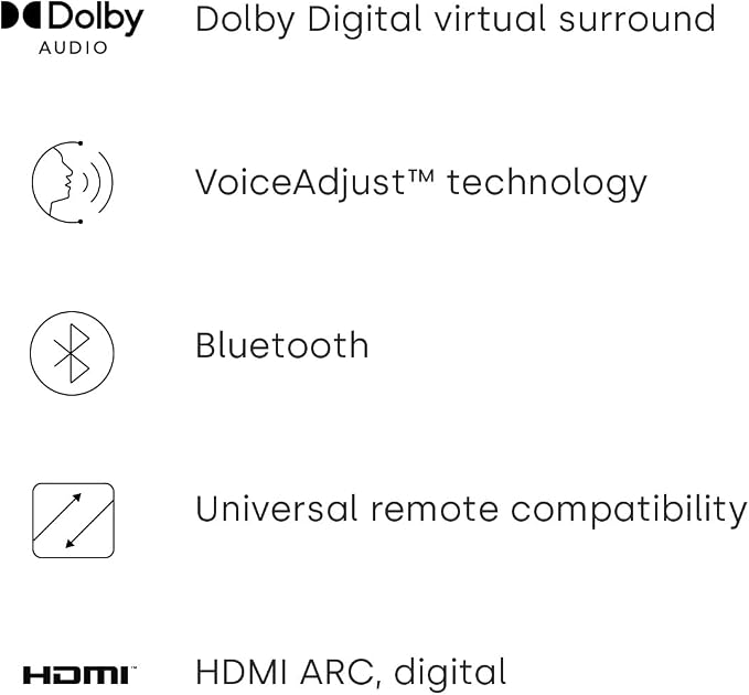 Polk Audio Signa S2 Sound Bar for Smart TV with Subwoofer, Wireless – Exclusive VoiceAdjust Technology, Ultra-Slim Design, Works with 4K & HD TVs, HDMI & Optical, Bluetooth, Wireless Streaming