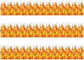 Beistle Plastic Flame Wall Backdrops, 4’ x 30’, 3 Pack – Photo Backdrop, Easy to Adhere Wall Covering, Party Decor, Burning Fire Photography Background for Birthdays, Holidays & Events