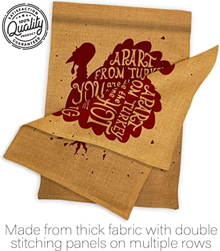 Thanksgiving Decorations Tapestry Wood Dowel Set Rod Home Applique Banner Textile Poster Flag Pole Room Wall Scroll Hanging Farmhouse Grandma A Part From Turkey Indoor Decor Fall Gifts Made In USA - Image 7