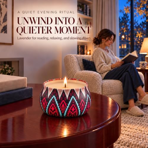 Scented Candles Gift Set for Women, 4 Pack Soy Wax Candles for Home Scented - Image 5