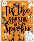 Spooky Season Halloween, 11 x 14 Inch Mounted Print on Wall Plaque