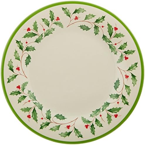 Lenox Holiday Christmas Melamine Accent Plates, Appetizer Set for 4 - Image 3