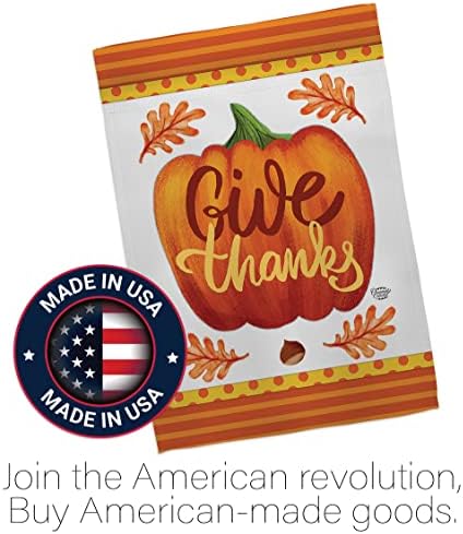 Thanksgiving Decorations Tapestry Wood Dowel Set Rod Home Banner Textile Poster Flag Stand Pole Room Wall Scroll Hanging Farmhouse Grandma Pumpkin Give Thanks Indoor Decor Fall Gifts Made In USA - Image 5