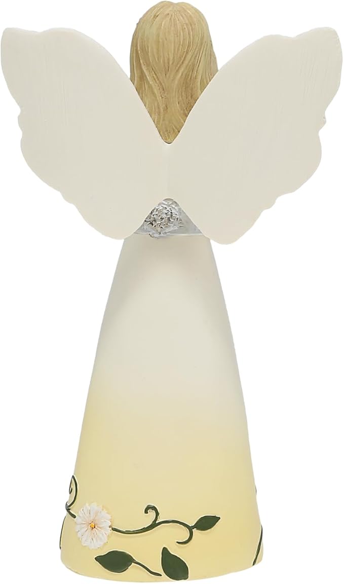 Pavilion Gift Company - Cherished Grandmother - 5" Angel Figurine Floral Spring Home Decor Grandma Nana Mimi Granny Gigi Present from Granddaughter Grandson Grandkids