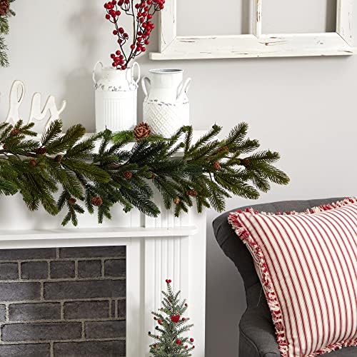 60in. Pine & Pinecone Garland,Green - Image 5
