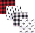 Hudson Baby Unisex Baby Cotton Flannel Receiving Blankets, Moose, One Size by HudsonBaby