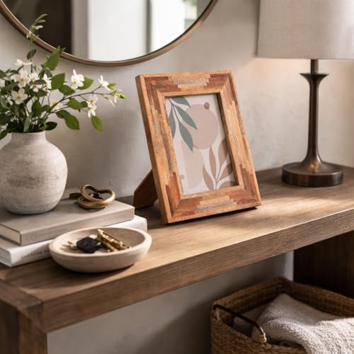 NESS AND JORD Wood, 5x7 Layers Photo Frame, Natural - Image 3