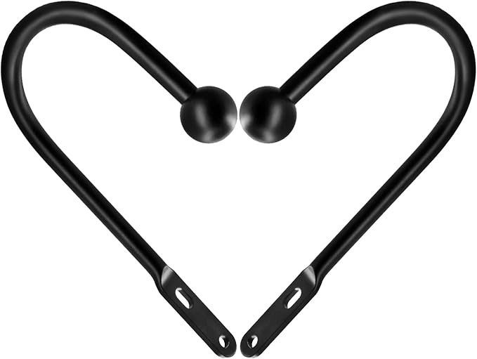 VRSS Wall Mount Curtain Tiebacks Drapery Holdbacks Curtain Holdback Hooks 6" L - Image 4