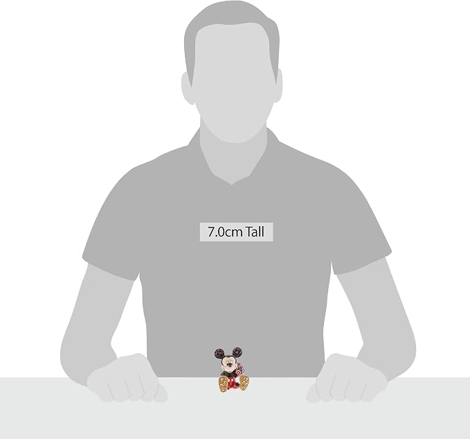 Disney Traditions by Jim Shore Mini Mickey Mouse Personality Pose Stone Resin Figurine, 2.75”