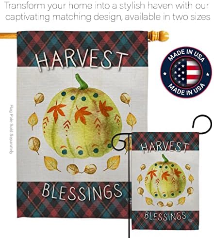 Fall Tapestry Wood Dowel Set Rod Home Banner Textile Poster Flag Stand Pole Room Wall Scroll Hanging Colorful Pumpkin Thanksgiving Indoor Decor, Autumn Gifts Made in USA - Image 4