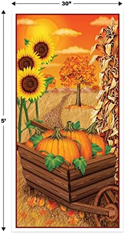 Beistle 1-Pack Decorative Fall Door Cover, 30-Inch by 5-Feet - Image 2