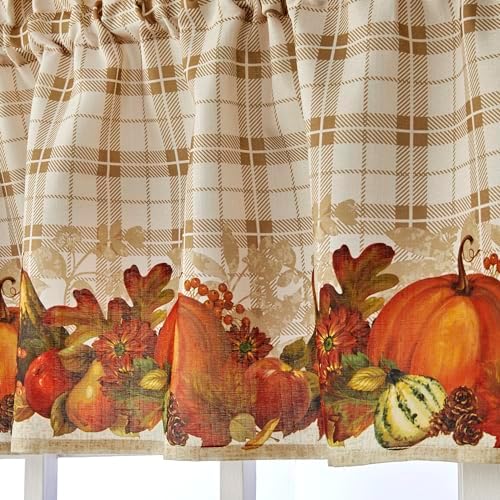 SKL Home Harvest Bounty Tapestry Valance, 56"x15", Neutral - Image 3