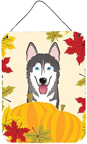 Caroline's Treasures BB2024DS1216 Alaskan Malamute Thanksgiving Wall or Door Hanging Prints Aluminum Metal Sign Kitchen Wall Bar Bathroom Plaque Home Decor Front Door Plaque, 12x16, Multicolor by CarolinesTreasures