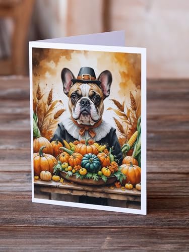 Caroline's Treasures French Bulldog Dogs Blank 5x7 Note Cards Set of 8 - Image 2