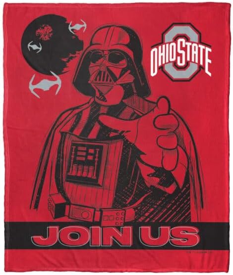 Northwest NCAA Unisex-Adult Silk Touch Throw Blanket
