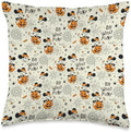 Disney Mickey Mouse Jack-O’-Lantern Oh What Fun Halloween Throw Pillow