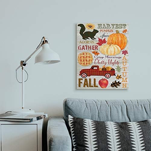Rustic Fall Phrases Farmhouse, 24 x 30 Inch Canvas Wall Art - Image 2