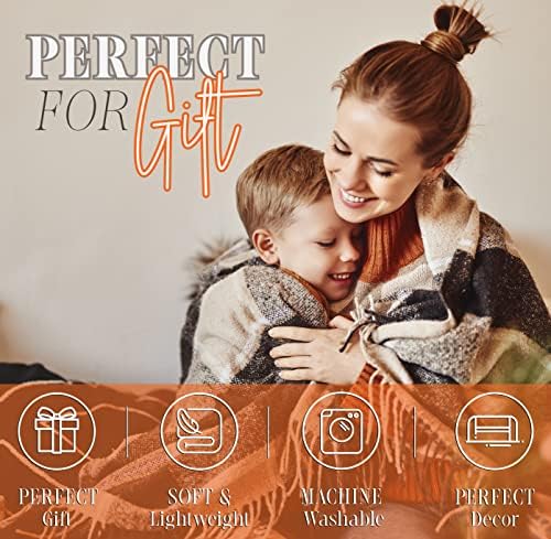Elegant Comfort Lightweight Throw Blanket- Halloween Themed, Soft, Cozy and Plush- Throw Blankets, Perfect for Lounging This Spooky Season, 50 x 60 inches, Pumpkin Cats, Throw Blanket