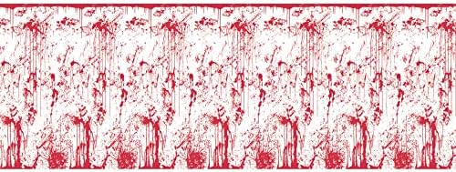 Beistle Bloody Wall Backdrop Halloween Horror Scene Setter 4 x 30 Feet