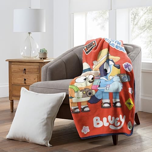 Northwest Bluey Silk Touch Throw Blanket, 46" x 60", Road Trip