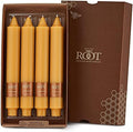 Root Candles 4-Count Unscented Smooth Collenettes, 9-Inch, Butterscotch by RootCandles
