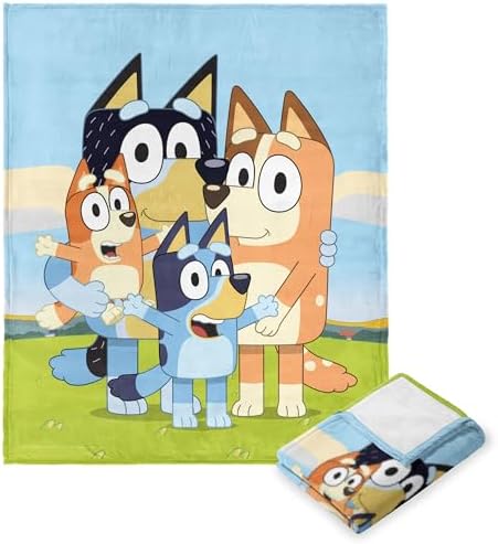 Northwest Bluey Silk Touch Throw Blanket, 50" x 60", Heeler Family