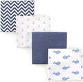 Hudson Baby Unisex Baby Cotton Flannel Receiving Blankets, Whale, One Size by HudsonBaby