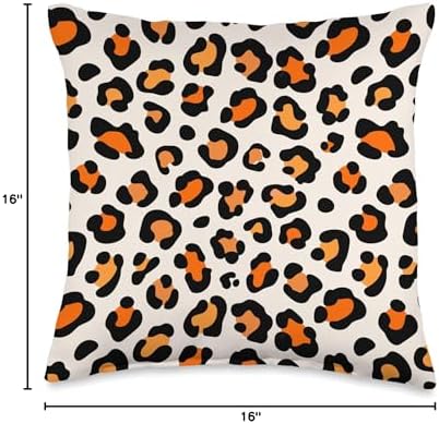 It’s Fall Y'all Pumpkin Leopard Print Thanksgiving Pattern Throw Pillow - Image 4