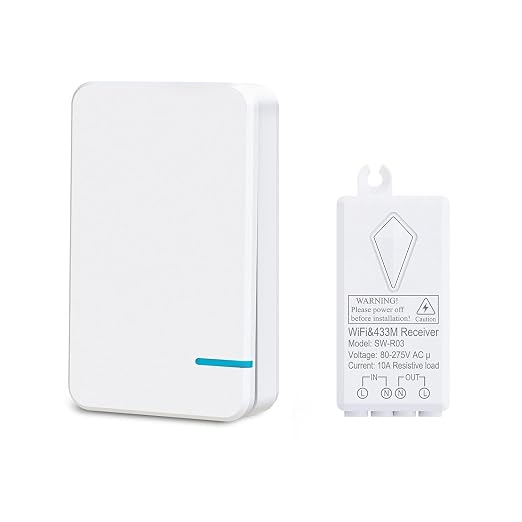 Smart Light Switch - Thinkbee 2.4Ghz WiFi Wireless Light Switch kit | Compatible with Alexa, Google Assistant and IFTTT, Outdoor 1969ft Indoor 328ft Remote Control, No Hub Required, Ceiling Lamp