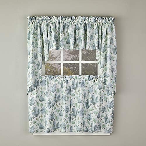 SKL Home Harvest Falling Leaves Valance, 58" x 13", Blue - Image 5