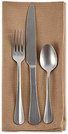 DII Solid Napkin Set Collection, 20x20, Stone, 6 Piece - Image 3