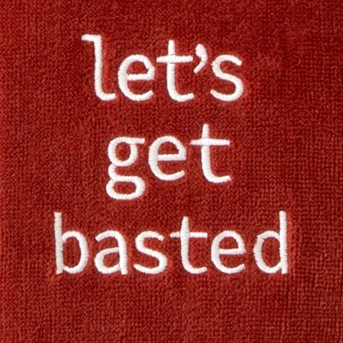 SKL Home Thanksgiving/Fall Let's Get Basted Hand Towel Set-2pc, Spice - Image 2