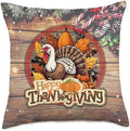 Happy Thanksgiving Holiday Throw Pillow by Unknown
