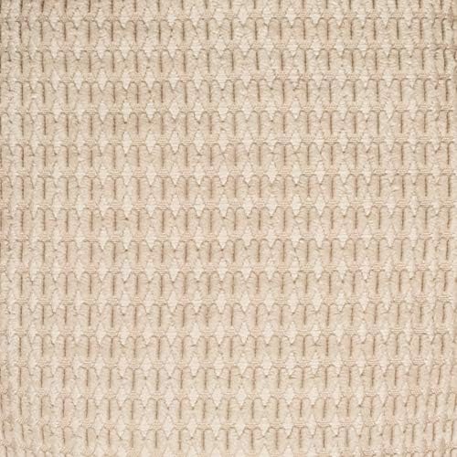 Sweet Home Collection Chair Cushion Crushed Memory Foam Pads Premium Slip Non Skid Microdot Rubber Back Tufted 16" x 16" x 3.25" Thick Seat Cover, 4 Pack, Linen, Fluffy Chair Cushion - Image 3