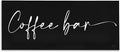 Stupell Industries 'Coffee Bar Classy Script'| Canvas Art | Stupell Industries | 48 x 20 Inches, Easy to Hang and Sturdy, Made in USA, by Lux + Me Designs