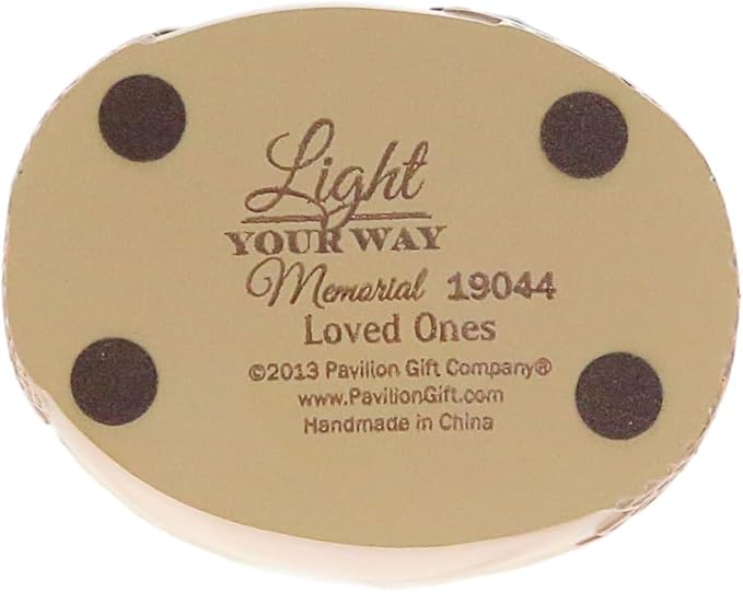 Pavilion Gift Company 19044 Light Your Way Memorial Loved Ones Angel Figurine, 9-Inch, Sandal