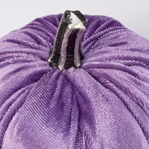 Primitives by Kathy Seasonal Home Decor 3-Piece Moody Velvet Pumpkin Set, Halloween Decor, Home Accents - Image 4