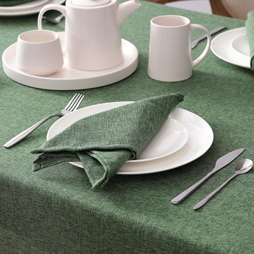 Laura Ashley Harper Tablecloth, 60" x 144", Green - Image 3