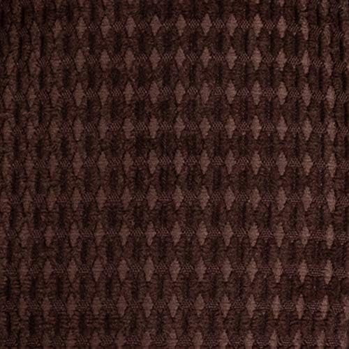 Sweet Home Collection Chair Cushion Crushed Memory Foam Pads Premium Slip Non Skid Microdot Rubber Back Tufted 16" x 16" x 3.25" Thick Seat Cover, 4 Count (Pack of 1), Chocolate Brown - Image 3