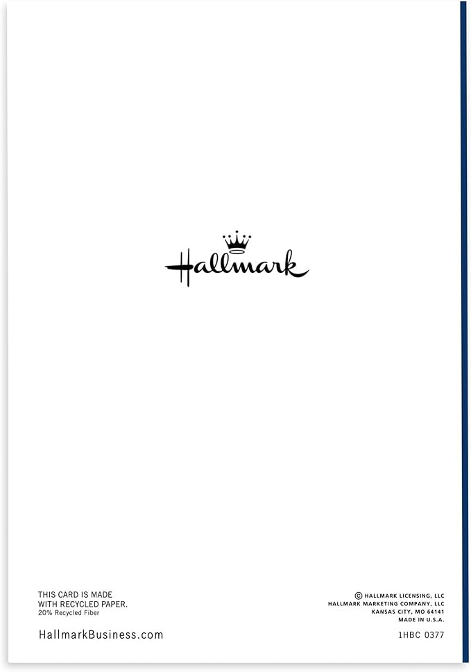 Hallmark Business Bulk 25 Pack Birthday Cards for Employees & Customers (Birthday Wish), 5 x 7 Cards, Message Inside, Envelopes Included